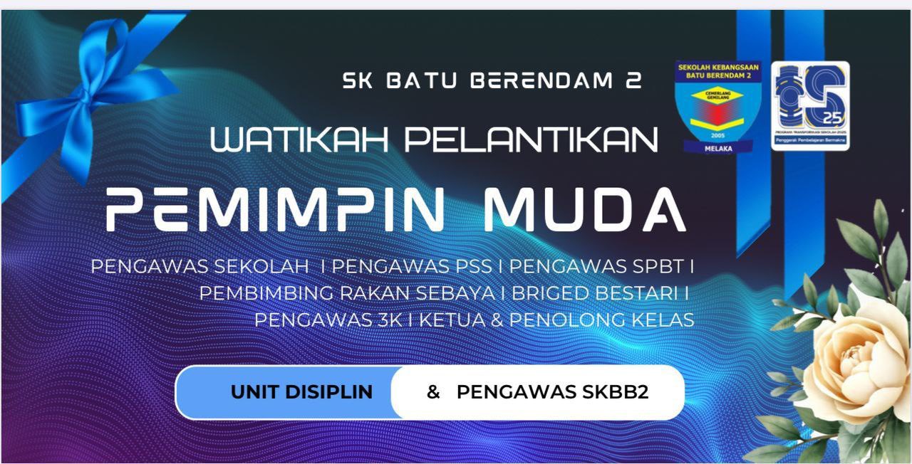 Perhimpunan Watikah Pelantikan Pemimpin Muda Dan Duta Sahsiah Perhimpunan Watikah Pelantikan Pemimpin Muda Dan Duta Sahsiah