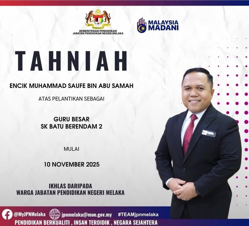 Tahniah & Selamat Datang Diucapkan Kepada Encik Muhammad 