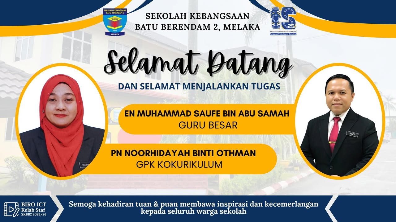 Tahniah Dan Selamat Datang Diucapkan Kepada Encik Muhammad 