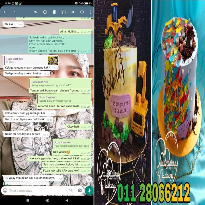 #mayqisainabakery #saujanautama #sgbuloh #cakesedap #rainbowcake