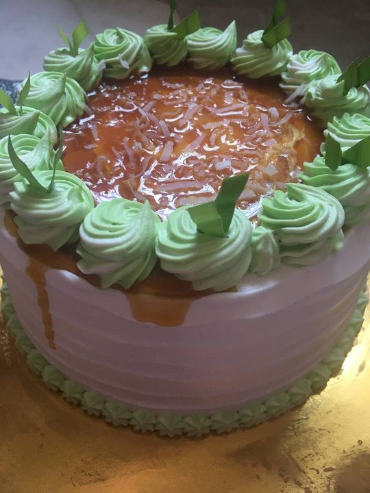 Kek Pandan Gula Melaka 