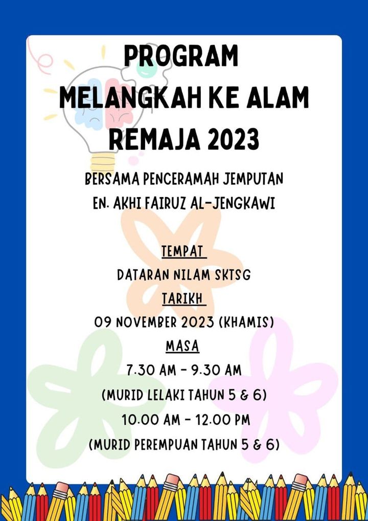 Program Melangkah Ke Alam Remaja 2023 