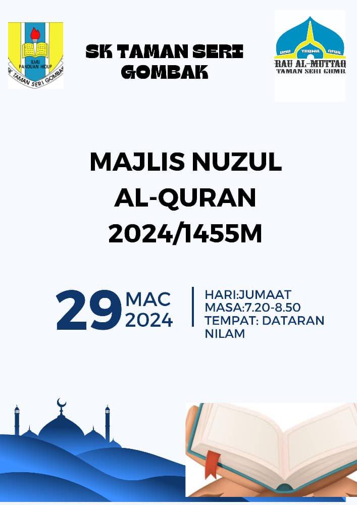 Majlis Nuzul Quran 1455h Sk Taman Seri Gombak 