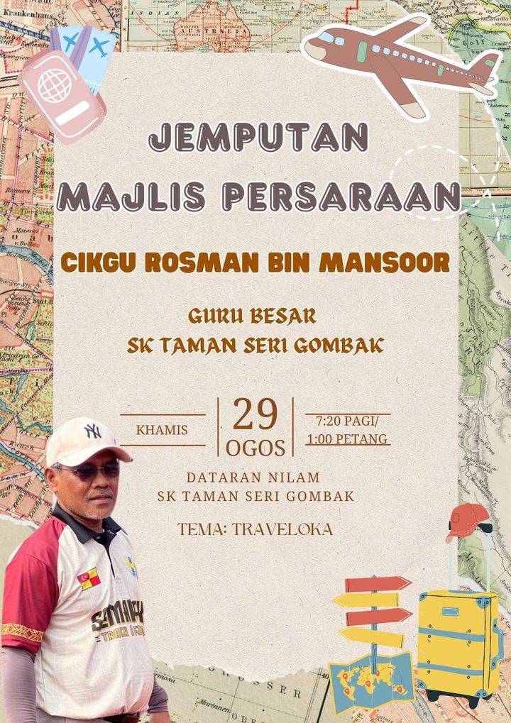 Majlis Persaraan Cikgu Rosman Bin Mansoor, Guru Besar 