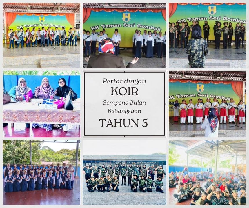 Pertandingan Koir Tahun 5 Sempena Bulan Kebangsaan