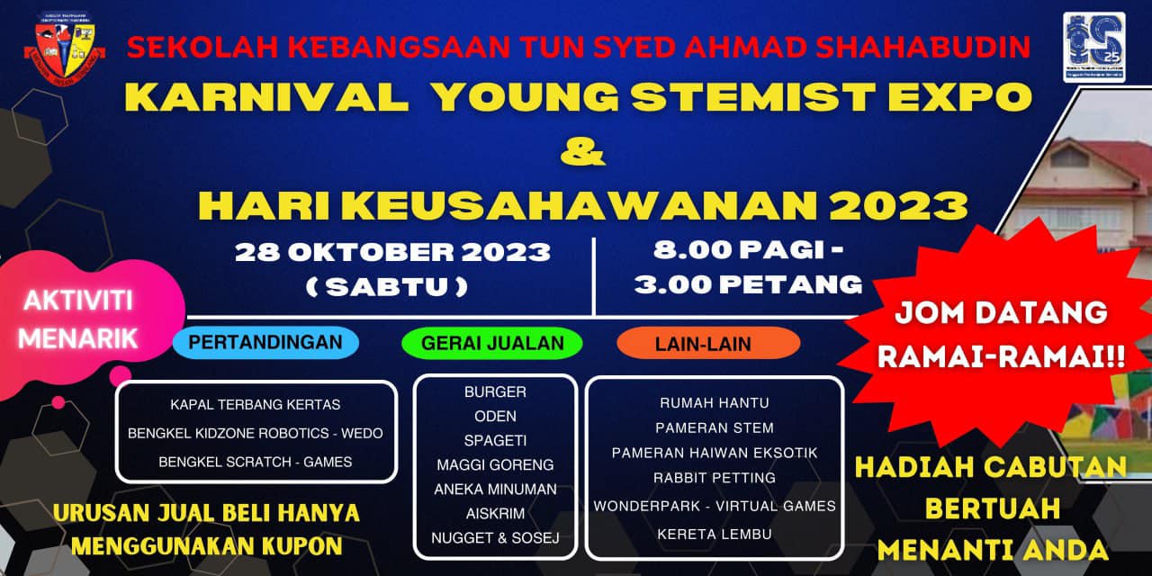 Jom Ramai-ramai Memeriahkan Karnival Young Stemist Expo & 