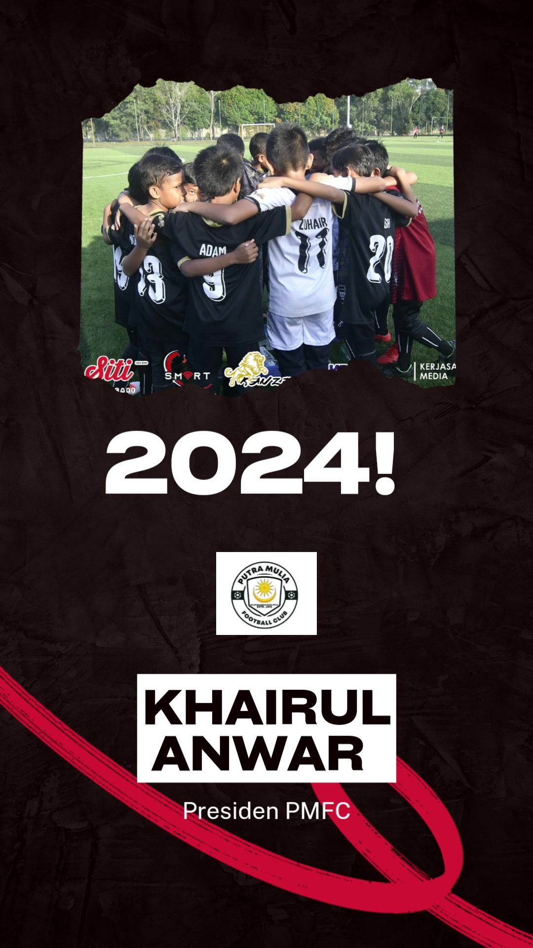 Happy New Year 2024 Putramuliafc Kelabbolasepakputramulia Omfc2024 Happynewyear2024 