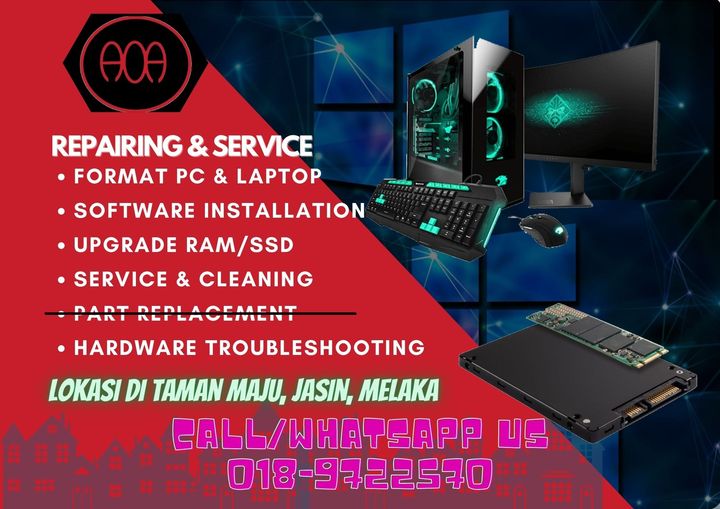 Servis Runner Repair Phone Dan Computer Sekitar Melaka 