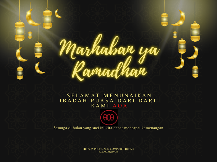 Selamat Menunaikan Ibadah Puasa Dari Kami Aoa