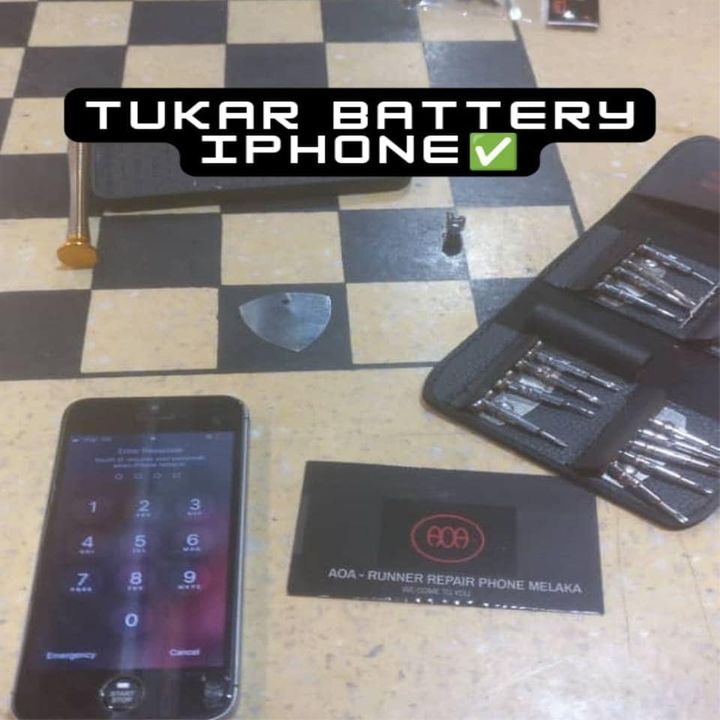 Tukar Battery Iphone✅✅ 