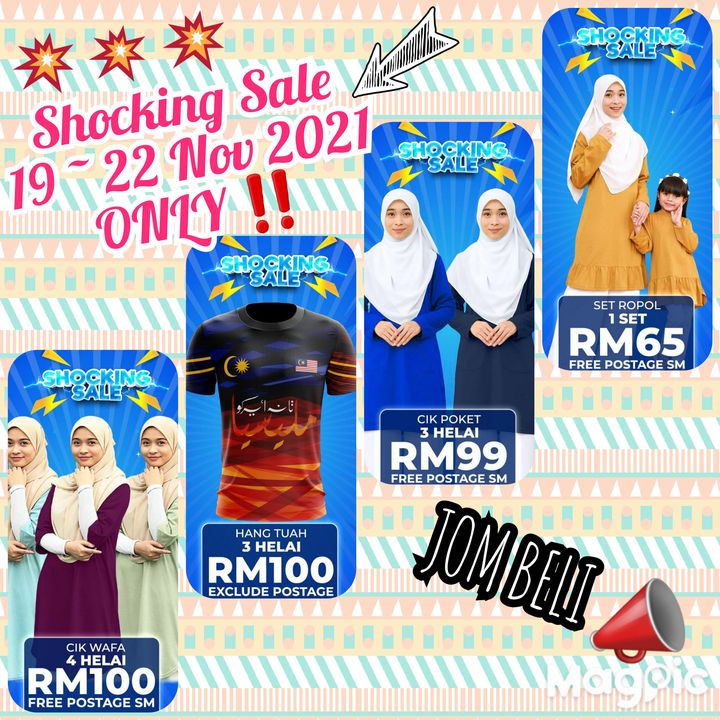 Shocking Sale Valid 19 11 22 11 Berbaki 