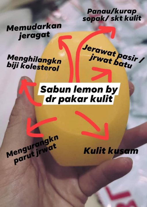 Lemon Soap Dari Klinik Nagoke Pakar Kulit Memang 