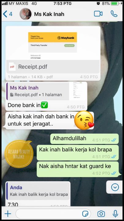 Alhamdulillah , Produk Padu Dari Klinik Nagoke Pakar 