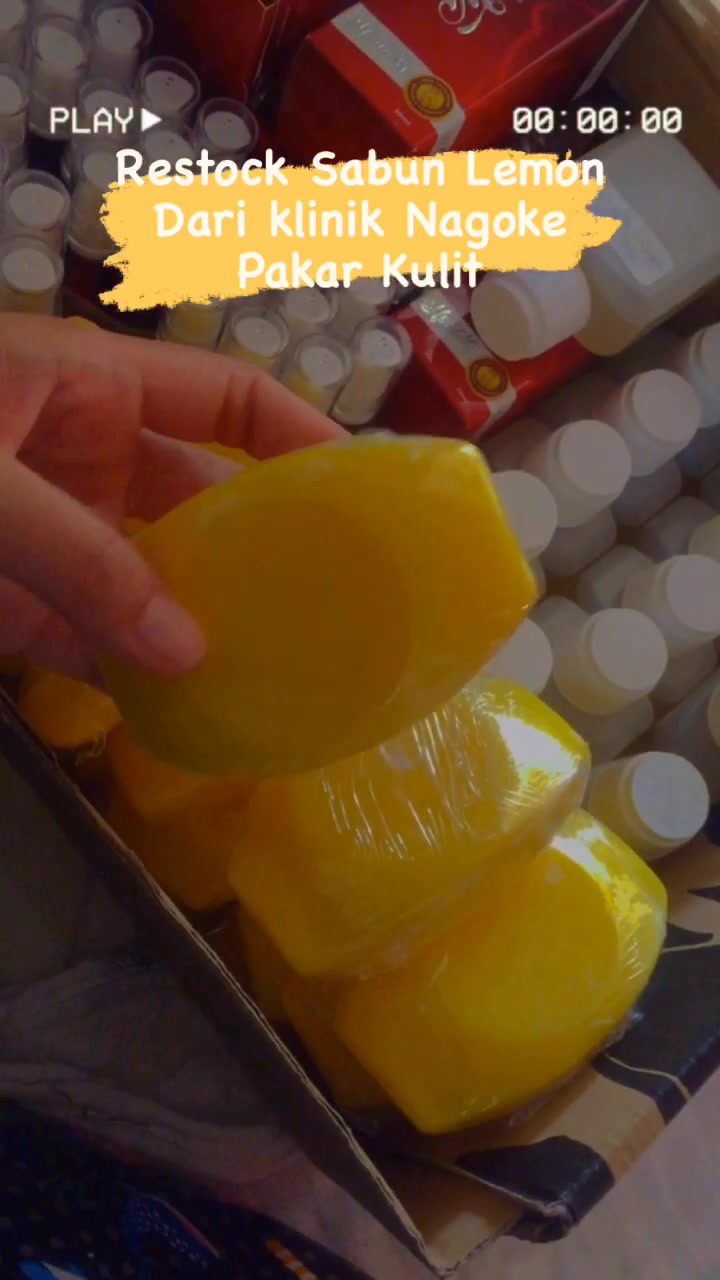 Restock Sabun Lemon Dari Klinik Nagoke . 