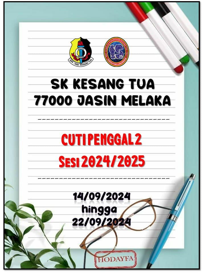 Selamat Bercuti Buat Semua Anak Didik Sekata Kita 