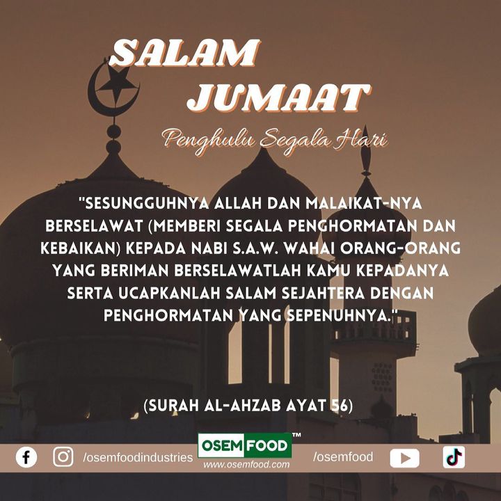 Assalamualaikum Dan Salam Jumaat Barakah ✨ 