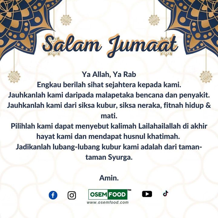 Salam Jumaat Semua ✨ 