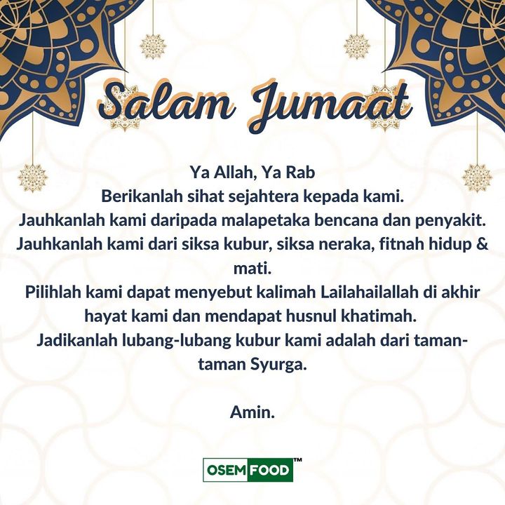 Salam Jumaat, Penghulu Hari 