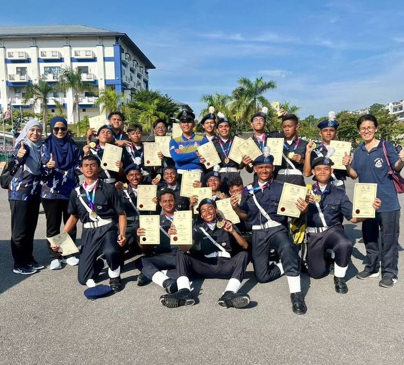 Alhamdulillah Pasukan Kor Kadet Polis Smk Tinggi Melaka 