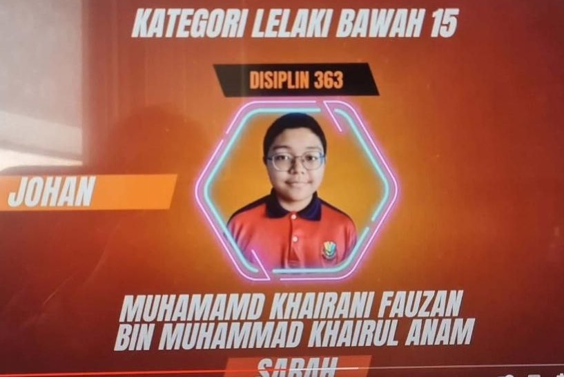 Tahniah Muhamad Khairani Fauzan Bin Muhammad Khairul Anam. 