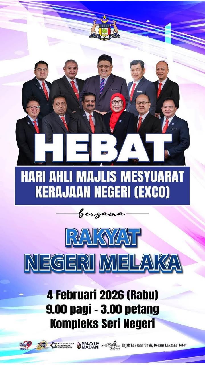 Dijemput Semua Rakyat Negeri Melaka Untuk Bertemu Exco-exco 