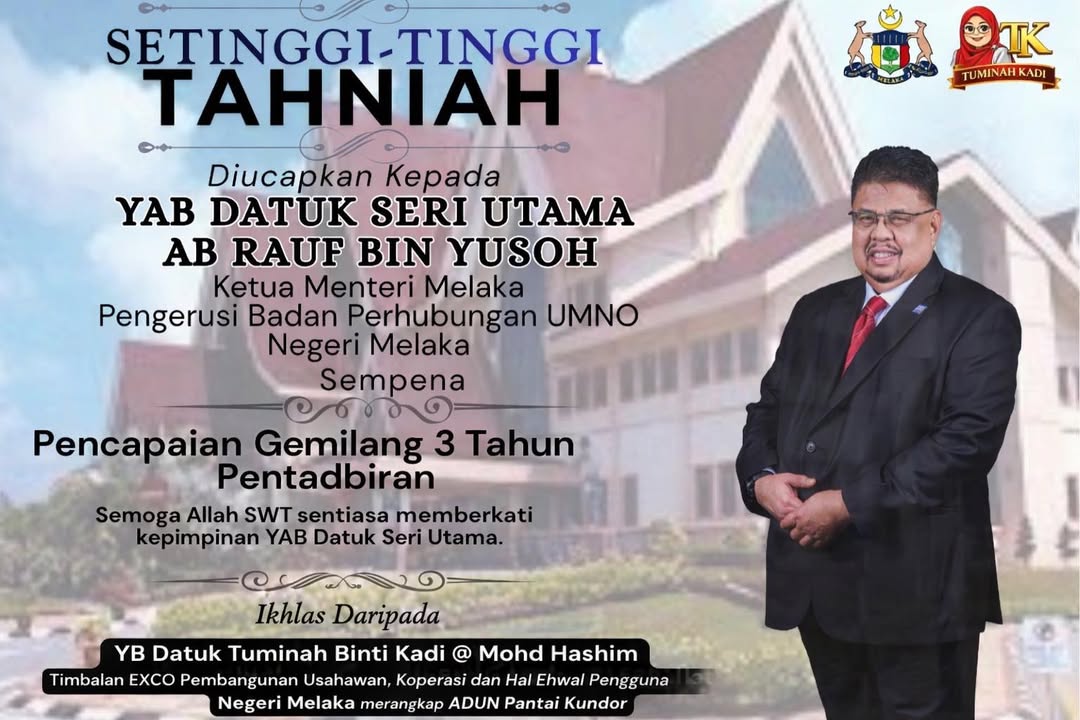 Setinggi-tinggi Tahniah Diucapkan Kepada 