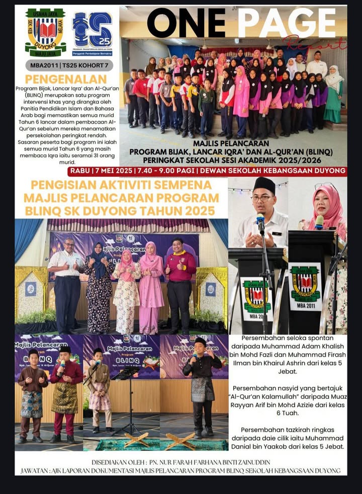 Majlis Pelancaran Program Bijak, Lancar Iqra\' Dan Al-qur\'an 