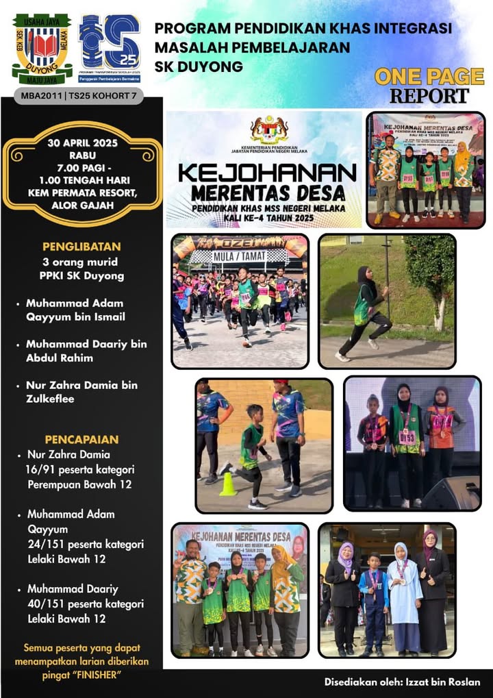 Kejohanan Merentas Desa Pendidikan Khas Mss Negeri Melaka Kejohanan Merentas Desa Pendidikan Khas Mss Negeri Melaka