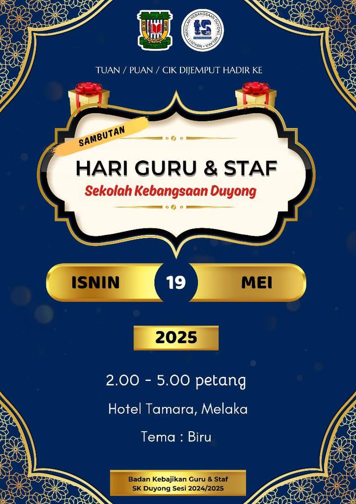 Jamuan Hari Guru Dan Staff 2025 Di Hotel 