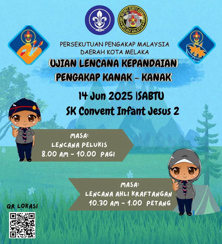 Ujian Lencana Kepandaian Pengakap Kanak Kanak Pelukis Dan 