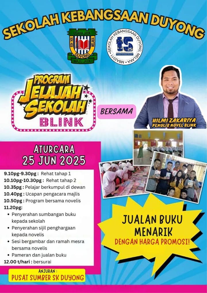 Program Jelajah Sekolah Blink Anjuran Pusat Sumber Sekolah. 