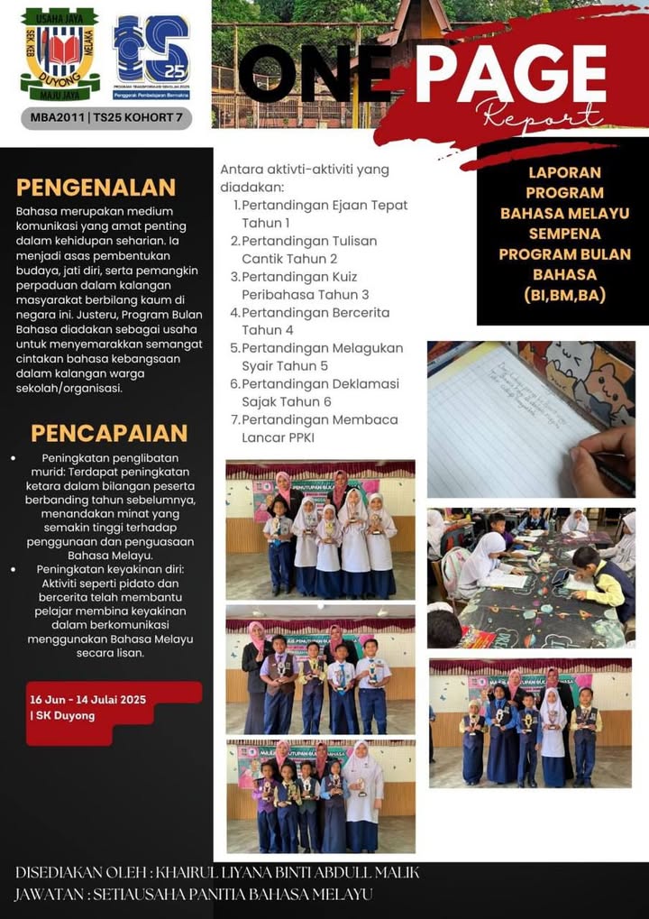 One Page Report Utk.... 