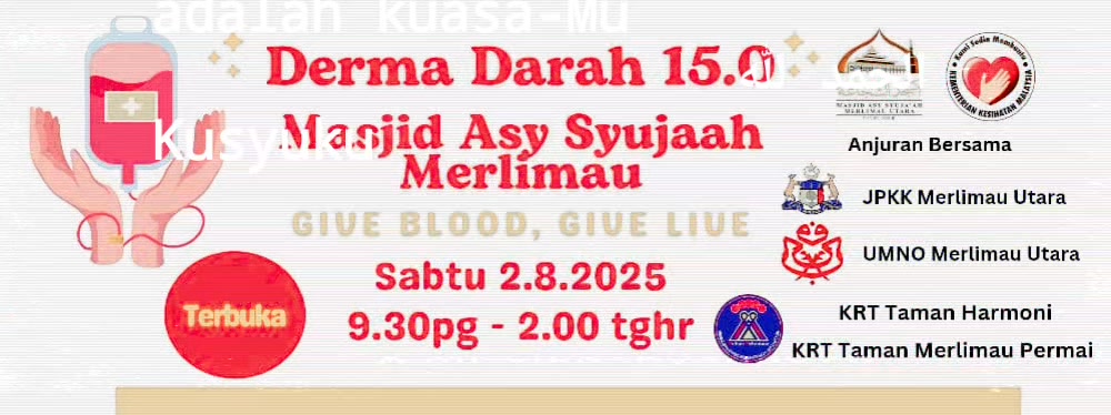 Program Derma Darah Asy Syujaah 15 0 Tarikh 