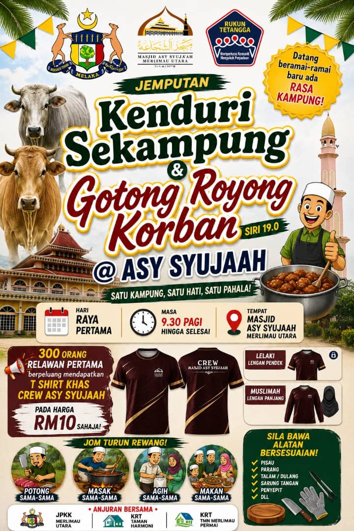 Hari Raya Aidiladha Makin Hampir..maknanya Korban Pun Makin 