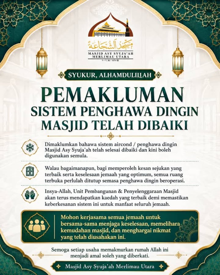 Assalamualaikum W.b.t.. 