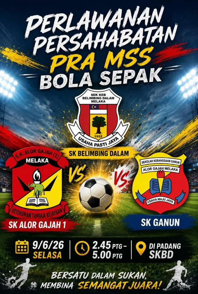 ⚽️ Perlawanan Persahabatan Pra Mss Bola Sepak ⚽️ 
