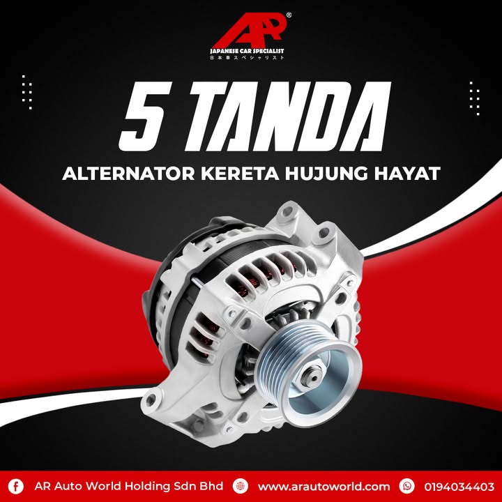 5 Tanda Alternator Kereta Hujung Hayat  