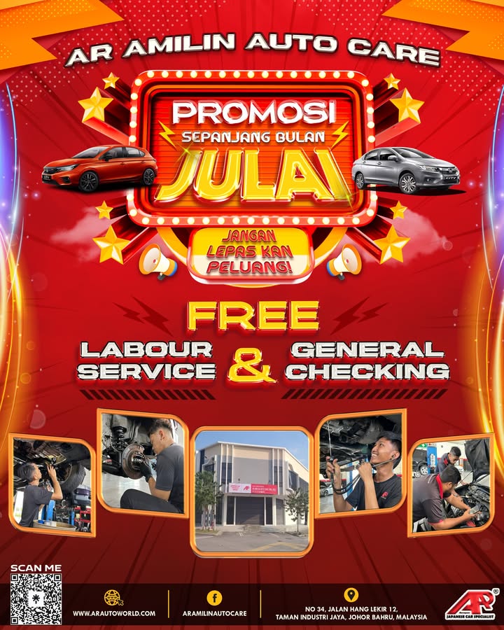 Promosi Bulan Julai Khas Buat Pelanggan Ar Amilin 