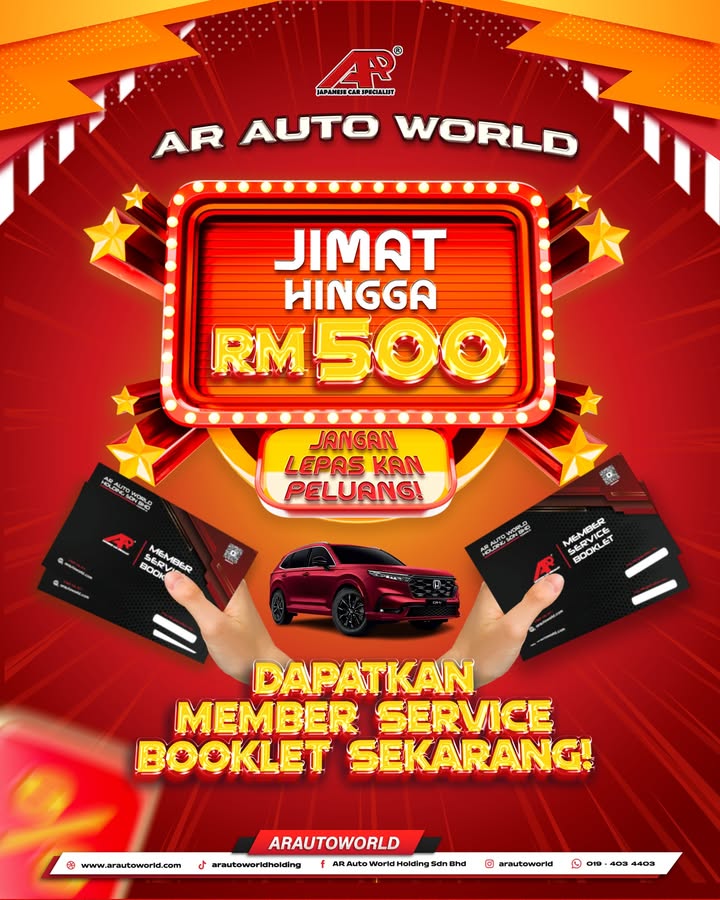 Dengan Member Servis Booklet Anda Lebih Jimat Dan 