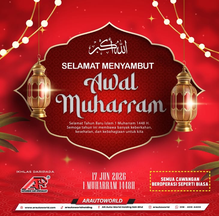 Semua Cawangan Ar Auto World Beroperasi Seperti Biasa 