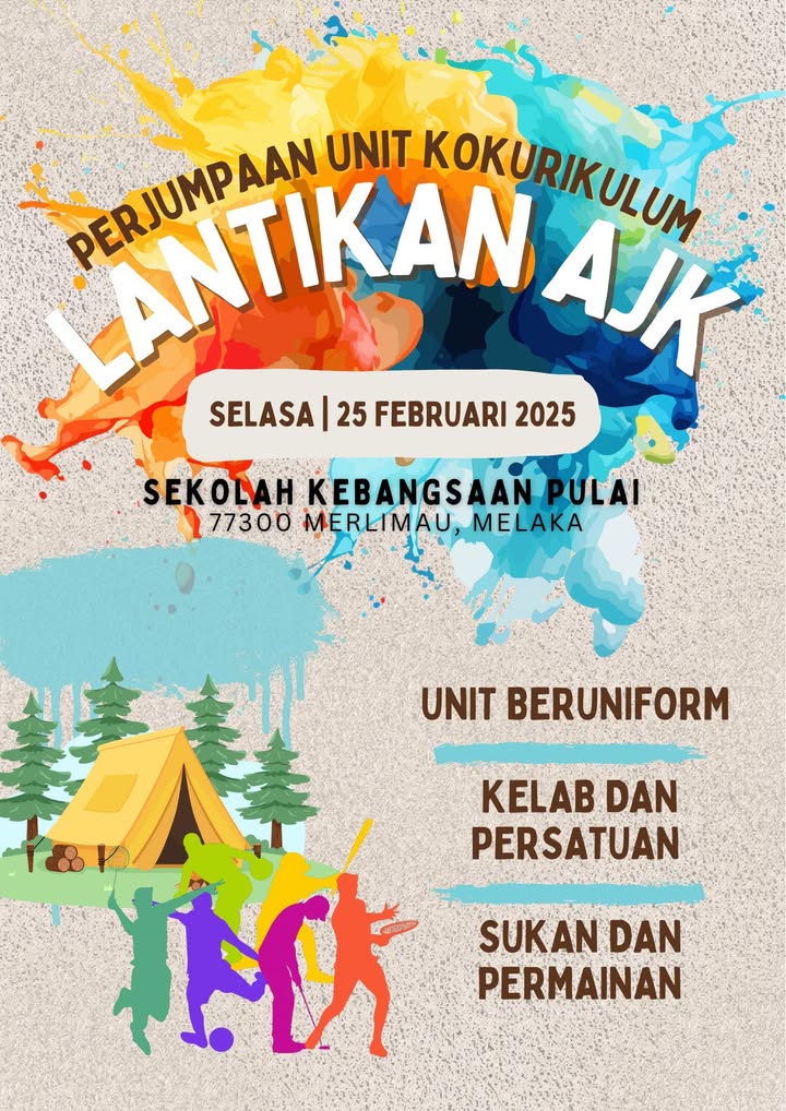 Perjumpaan Unit Kokurikulum & Lantikan Ajk Sk Pulai 