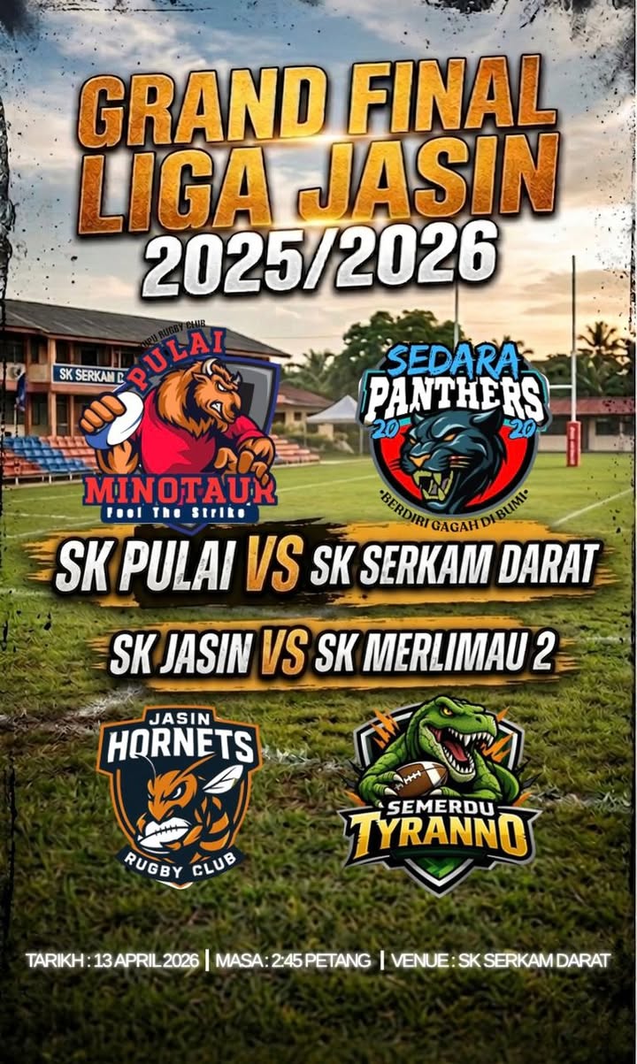 13.04.2026 ..di Sk Serkam Darat.  Alhamdulillah...tahniah!! Dan 