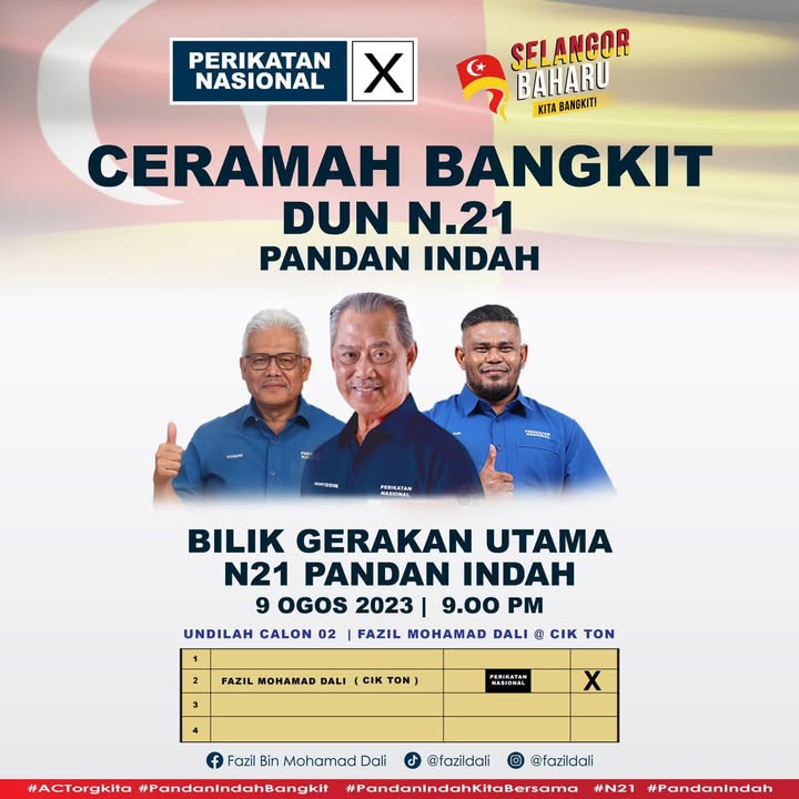 Assalamualaikum Salam Hormat Semua Penduduk Dun Pandan Indah 