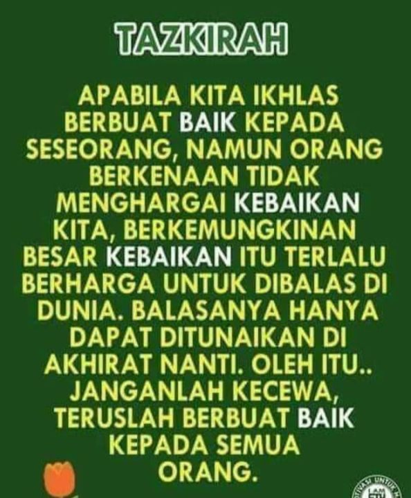 Assalamualaikum... Selamat Berhujung Minggu. 
