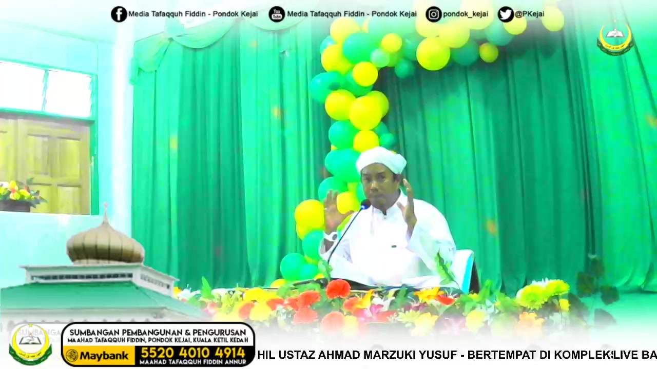 Live Bacaan Kitab Qasidah Burdah  