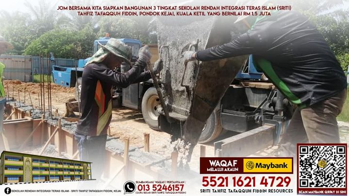 Moga Tempat Belajar Anak-anak Sriti Ini Siap Segera... 