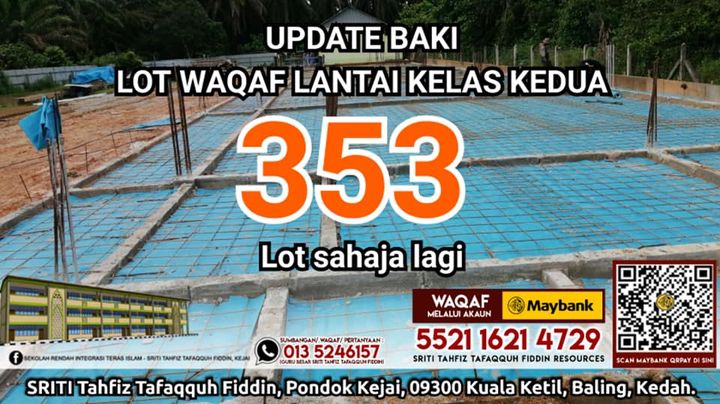 353 Sahaja Lagi Untuk Anda Sertai Waqaf Lantai 