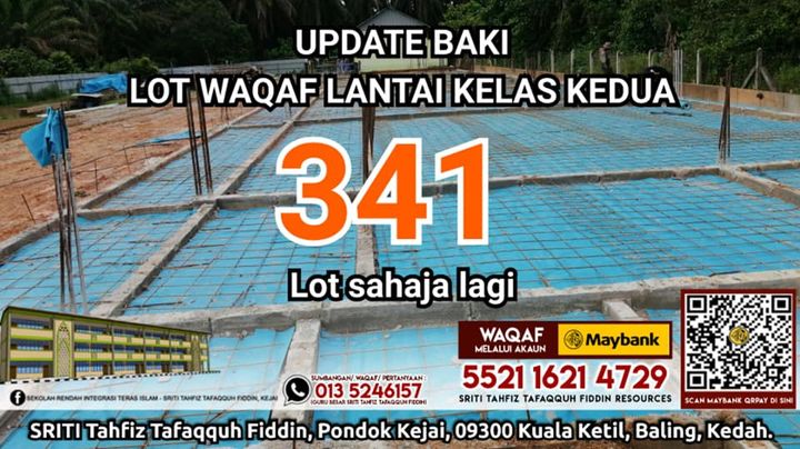 341 Sahaja Lagi Untuk Anda Sertai Waqaf Lantai 