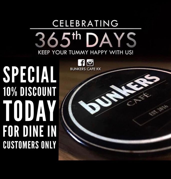 Celebrating @bunkerscafekk Celebrating @bunkerscafekk