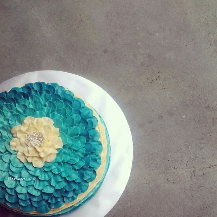 Sicilian Orange Cake Wt Swiss Meringue Buttercream 